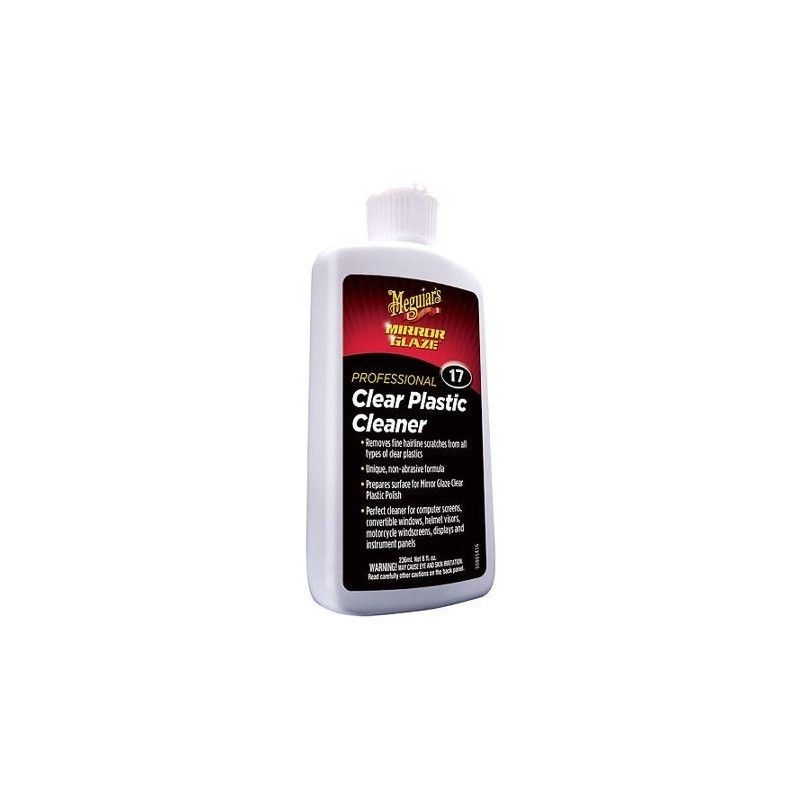 Meguiars M17 Mirror Glaze Clear Plastic Cleaner 10oz