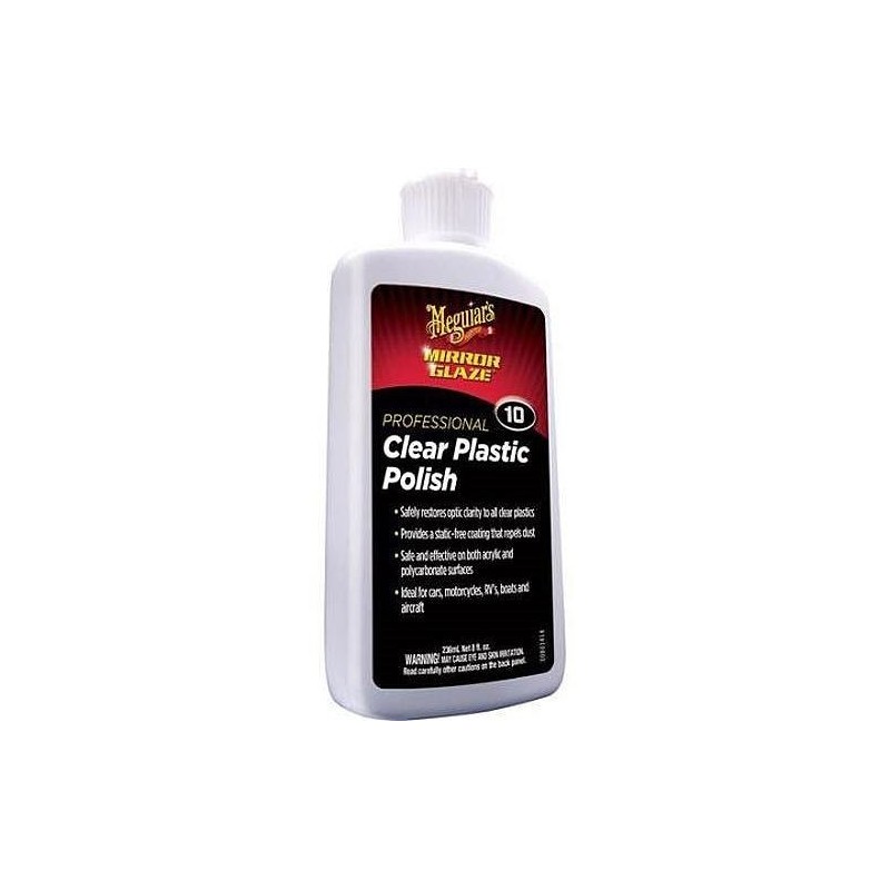 Meguiars M10 Mirror Glaze Clear Plastic Polish 10oz