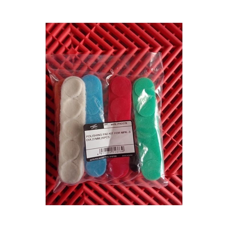 Shinemate 27mm Pad kit For Mini Polisher Kit