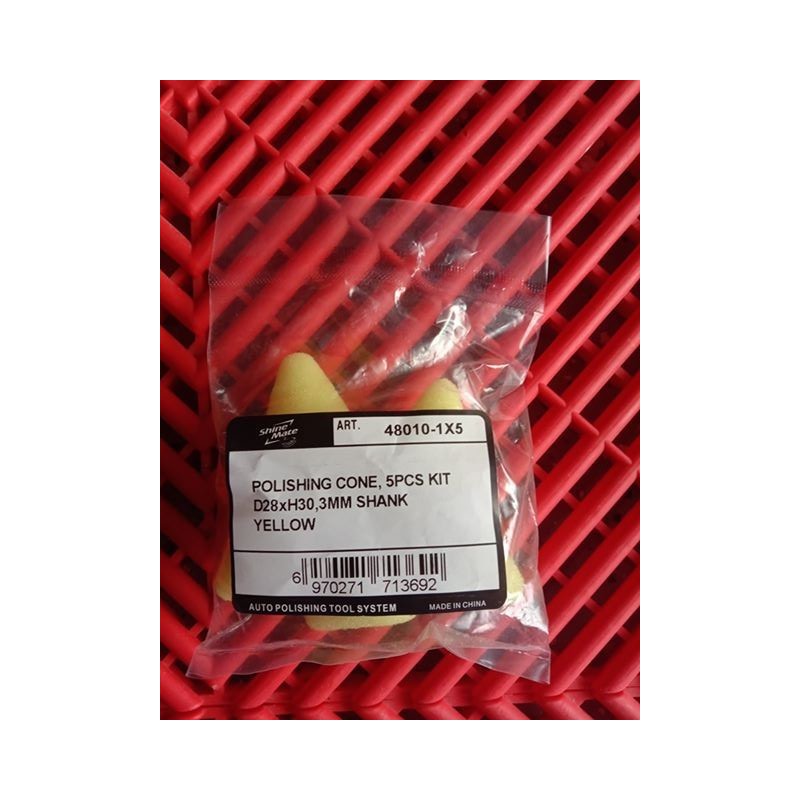 Shinemate Yellow Cone Kit For Mini Polisher Kit