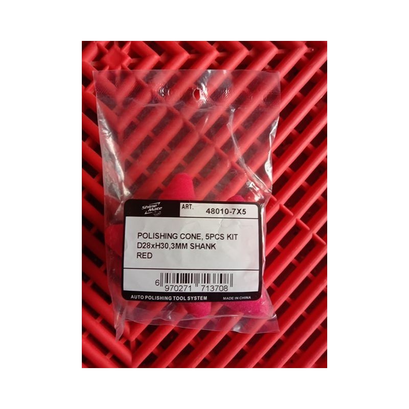 Shinemate Red Cone Kit For Mini Polisher Kit