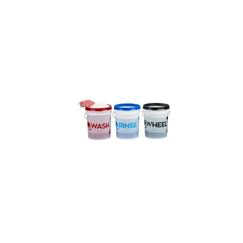 Wash, Rinse and Wheel - Bucket Stickers