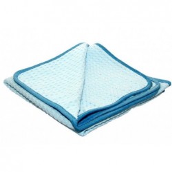 The Rag Company Dry Me A River Waffle Weave Towel Light Blue 20"x40"