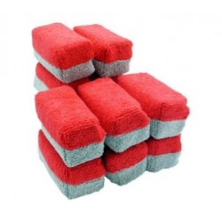 Saver Microfiber Applicator - Red/Grey Mini