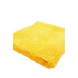 Fluffy Pile 450GSM Edgeless Microfiber Towel - Gold, 16" x 16"