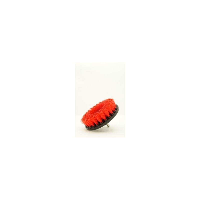 Heavy Duty Drill Brush - Red