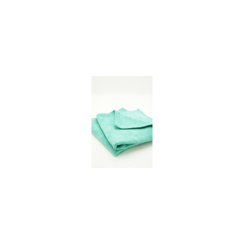 Short Pile 380GSM Microfiber Towel, Green