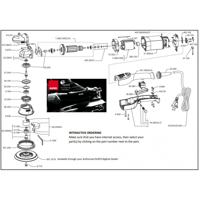 Rupes Polisher Repair